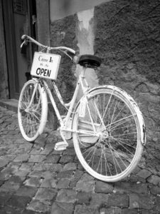 Altes Fahrrad in Tuscania