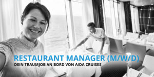 Restaurant Manager - Dein Traumberuf an Bord von AIDA Cruises